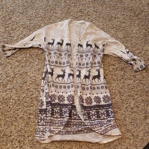 Christmas Ginger G Cardigan size Small